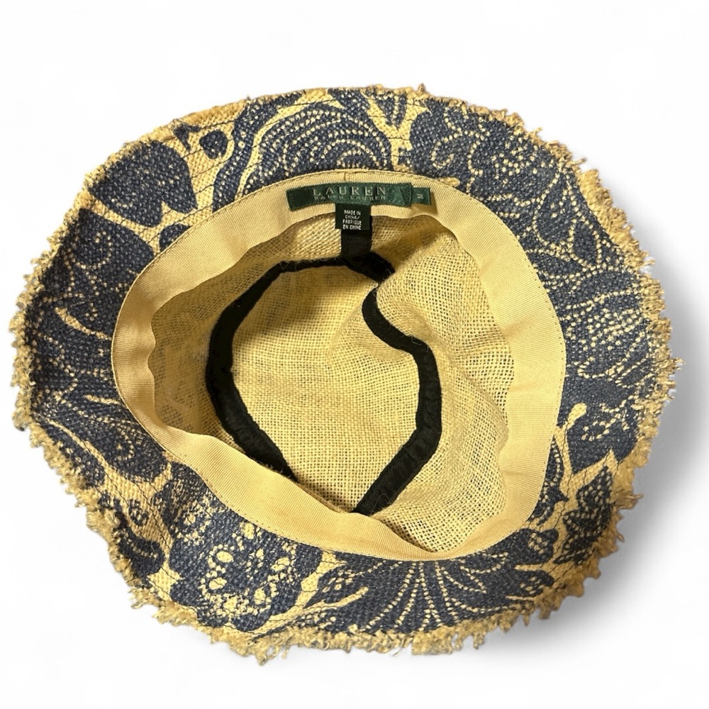 Ralph Lauren Tweed Navy and White Hat - Picture 2 of 3